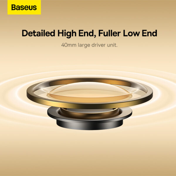 Baseus Bowie D05 Wireless Headphones Creamy-white - Image 4