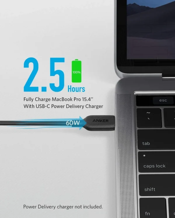 Anker A81F6 322 Type C to C 60w Cable - Image 2
