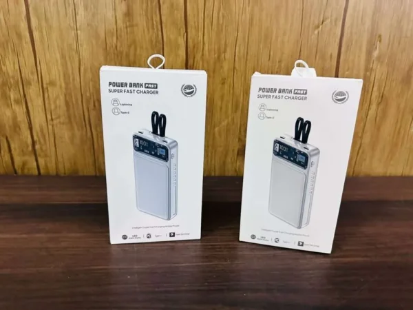 66w Super Fast Charger Mobile Power Bank 20000mah Battery LCD Dispaly PD Fast