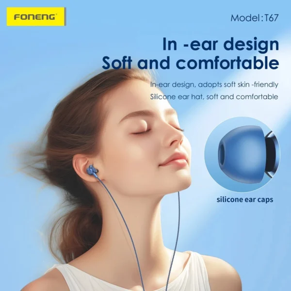 FONENG T67 USB-C Earphones - Image 3