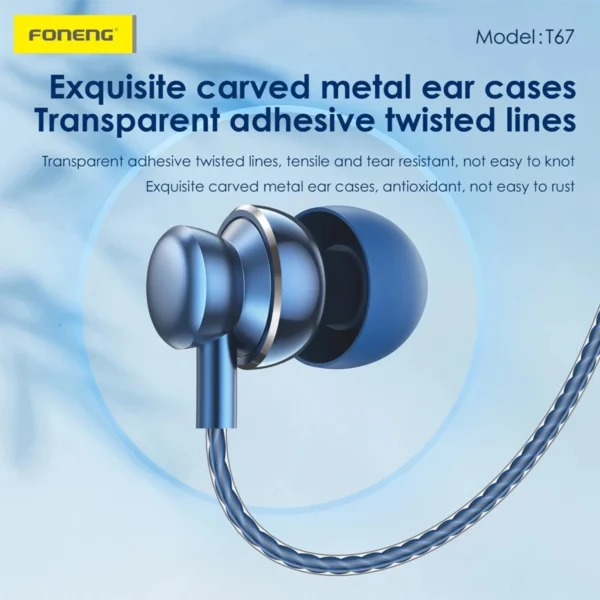 FONENG T67 USB-C Earphones - Image 6