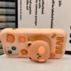 3D Soft and Cute Bear case🐻with stand - Image 2