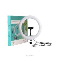 12 inch Selfie Ring Light & Cell Phone Holder for Live Stream