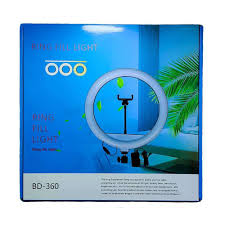 36cm Professional Studio Ring Light Lamp with Mobile Holder