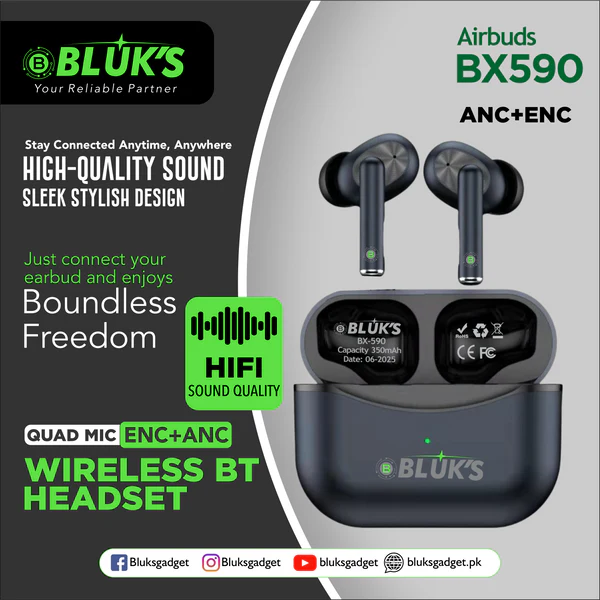 BLUCK's Quad-Mic ANC + ENC Earbuds - Image 3