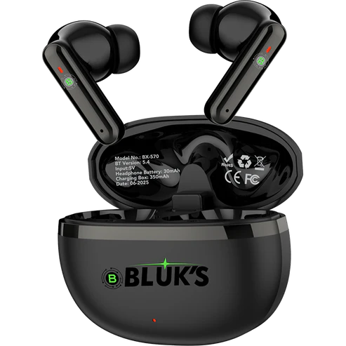 BLUCK's BX-570 Quad-Mic ENC + ANC Wireless BT Earbuds