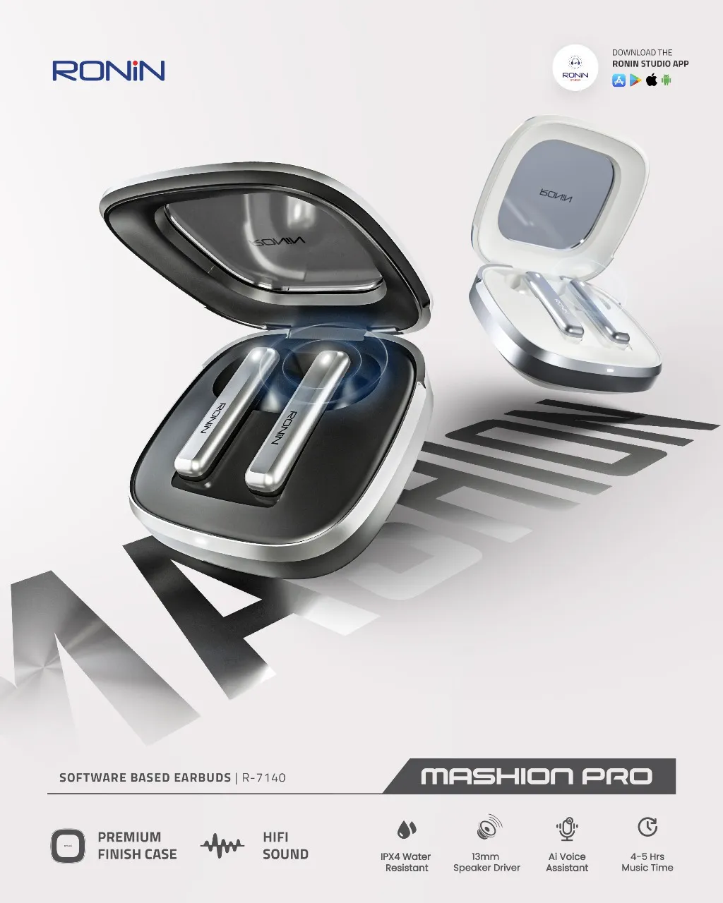 RONIN Earbuds MASHION PRO R-7140